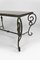 Patinated Wrought Iron and Black Marble Coffee Table, 1940s 18
