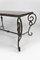 Patinated Wrought Iron and Black Marble Coffee Table, 1940s, Image 18