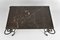 Patinated Wrought Iron and Black Marble Coffee Table, 1940s, Image 10