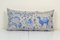 Vintage Blue Animal Suzani Pillow Cover 1