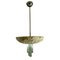 Italienische Deckenlampe aus Terrakotta von Fontana Arte, 1950er 1