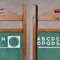 Vintage School Board with Wooden Stand, Image 8