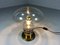 Glass Bulb Table Lamp in Brass, 1960s 4