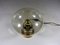 Glass Bulb Table Lamp in Brass, 1960s 7