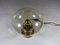 Glass Bulb Table Lamp in Brass, 1960s, Image 7