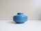 Blaue Keramikvase von Marschner, 1960er 1