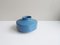 Vaso in ceramica blu di Marschner, anni '60, Immagine 5