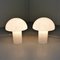 Glas Mushroom Tischlampen, 1960er, 2er Set 14