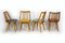 Oak Dining Chairs from Interier Praha, 1960s, Set of 4, Image 4