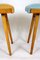 Oak Dining Chairs from Interier Praha, 1960s, Set of 4 7