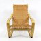 Leather and Beech Lounge Chair by Noboru Nakamura for Ikea, 1990s, Image 2