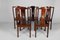 Mid 20th Century Asian Inlaid Wooden Chairs, Set of 5, Image 26