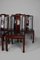 Mid 20th Century Asian Inlaid Wooden Chairs, Set of 5 25