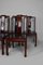Mid 20th Century Asian Inlaid Wooden Chairs, Set of 5, Image 25