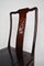 Mid 20th Century Asian Inlaid Wooden Chairs, Set of 5, Image 7