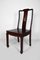 Mid 20th Century Asian Inlaid Wooden Chairs, Set of 5 2