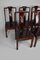 Mid 20th Century Asian Inlaid Wooden Chairs, Set of 5 23