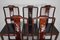 Mid 20th Century Asian Inlaid Wooden Chairs, Set of 5 27