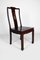 Mid 20th Century Asian Inlaid Wooden Chairs, Set of 5 5