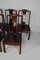 Mid 20th Century Asian Inlaid Wooden Chairs, Set of 5, Image 24
