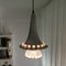 Mid-Century Silver Metal Crystal Glass Pendant Lamp, 1960s, Image 6