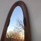 Oval Mirror in Curved Wood. 1960s, Image 4