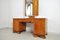 Art Deco Danish Vanity Desk with Tri-Folding Mirror, 1930s 7
