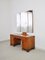 Art Deco Danish Vanity Desk with Tri-Folding Mirror, 1930s, Image 4