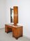 Art Deco Danish Vanity Desk with Tri-Folding Mirror, 1930s 3