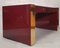 Lacquered Wood & Brass Executive Office and Caisson by Jean Claude Mahey, 1970s, Image 6
