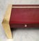 Lacquered Wood & Brass Executive Office and Caisson by Jean Claude Mahey, 1970s, Image 7