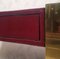 Lacquered Wood & Brass Executive Office and Caisson by Jean Claude Mahey, 1970s, Image 8