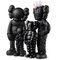 Kaws, Figurines de Famille, Version Noire, 2021, Vinyle Peint 1