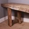 French Console Table in Oak, Image 7