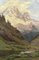 Ada GÜDER, Paysage de montagne avec vaches, 1902, Huile sur Carton & Toile 1