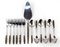 Custom-Made 6 Coffee Spoons, 6 Cake Forks and 1 Cake Scoop by Helmut Alder for Amboss, 1963, Set of 13 8