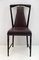 Modern Italian Mid-Century Leather Dining Chairs by Osvaldo Borsani for Atelier Borsani Vared, 1950s, Set of 4 5