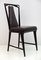 Modern Italian Mid-Century Leather Dining Chairs by Osvaldo Borsani for Atelier Borsani Vared, 1950s, Set of 4, Image 7