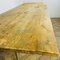 Large English Solid Oak Plank Table on Chrome Legs 10
