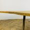 Tavolo grande in legno di quercia massiccio con gambe cromate, Immagine 11