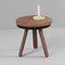 Small Walnut-Black Batea Tray Table by Daniel García Sánchez for Woodendot, Image 3