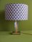 Op Art Chrome & Brass Table Lamp from Lumica, 1970, Image 7