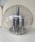 Large Italian Space Age Ball Lamp in Acrylic Glass and Metal Chrome from Stilux Milano, 1970s, Image 7