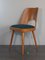 Blue Fabric & Beech Chairs by Oswald Haerdtl for TON, Set of 4 20