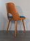 Blue Fabric & Beech Chairs by Oswald Haerdtl for TON, Set of 4 16