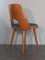 Blue Fabric & Beech Chairs by Oswald Haerdtl for TON, Set of 4, Image 16