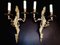 Louis XVI Style French Gilded and Chiseled Bronze Wall Sconces, Set of 2 14