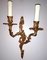 Louis XVI Style French Gilded and Chiseled Bronze Wall Sconces, Set of 2, Image 5