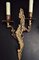Louis XVI Style French Gilded and Chiseled Bronze Wall Sconces, Set of 2 15