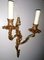 Louis XVI Style French Gilded and Chiseled Bronze Wall Sconces, Set of 2, Image 3